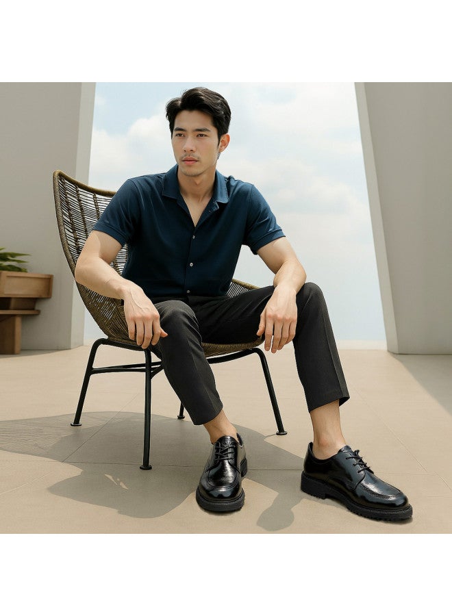 Septwolves Top Grain Leather】men's Urban Light Luxury Casual Business Commuter Shoes, Autumn 2025 Collection - Image 2