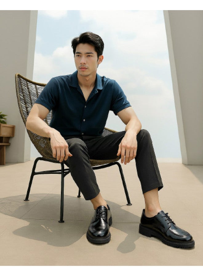 Septwolves Top Grain Leather】men's Urban Light Luxury Casual Business Commuter Shoes, Autumn 2025 Collection - Image 1