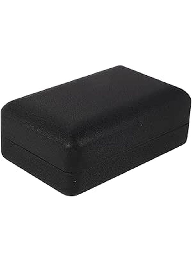 Black Travel Jewelry Organizer Case for Rings Earrings Portable Storage - Image 1