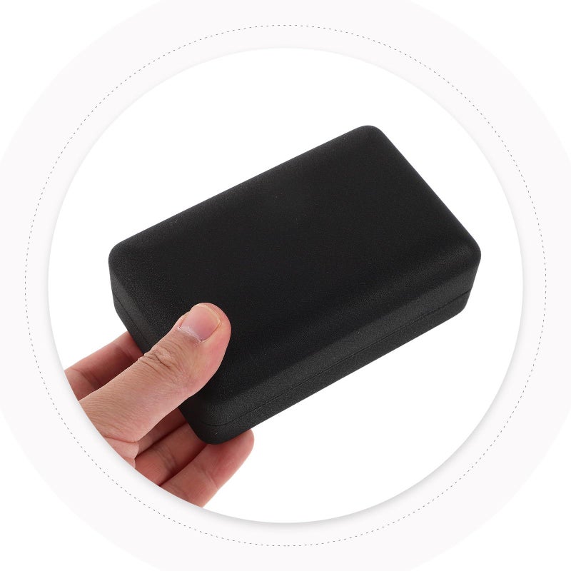 Black Travel Jewelry Organizer Case for Rings Earrings Portable Storage - Image 5