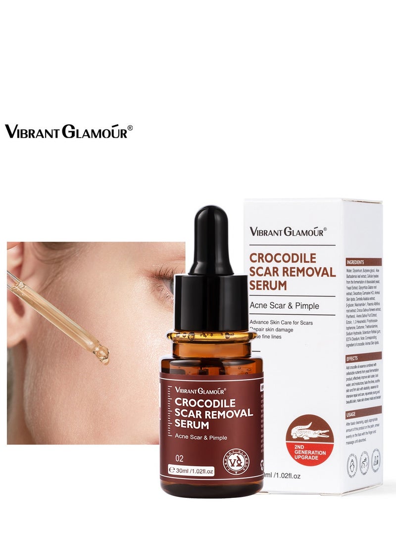Vibrant Glamour Scar Repair Serum - Lightweight Brightening Formula - Rich in Antioxidants - Intensely Hydrating - Reveals Youthful Glow - Reduces the Look of Fine Lines - Sulfate & Paraben Free - 30ml - Image 1