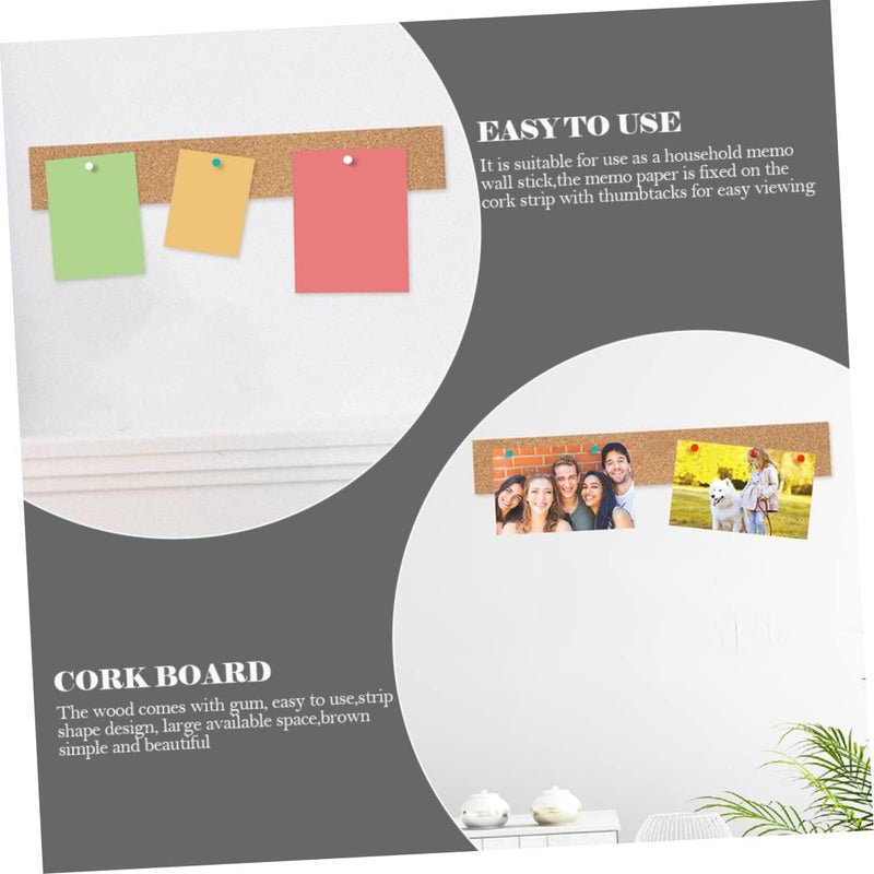 Balanced universal design jojofuny 3Pcs Cork Wall Strips Self Adhesive Bulletin Strips for Office Home Cork Board Strips for Photos Memos and Messages Material for Easy Display Light & sturdy Diverse operation compatible Market need oriented construction All territory compatible build Widely used design Popular trusted craftsmanship Budget friendly sizing alternatives Indoor outdoor all-purpose fit Trendy flexible practical build All-season available stock Gulf mainstream practical design Spec compliant trusted quality Ready goods scheduled ship Single & bulk use compatible Balanced universal design All region coverage Multi-use qualified quality Full village delivery cover Multi-demand compliant quality Durability boosted processed material Regional distribution available Wear resistant Local & cross border ship compatible Practical build - Image 5