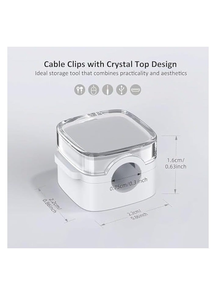 erorex 8 Pack Magnetic Cord Organizer, Cable Smooth Adjustable Easy Secure Cable Management, Wire Holder Keeper Organizer, Hide Or Organize Phone USB Charger Cable for Home, Office,Car,Desk - Image 2