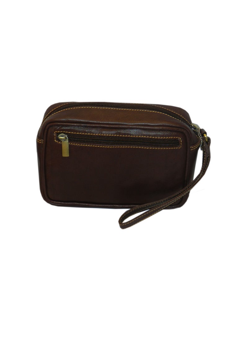 LAVERI LEATHER Laveri Genuine Leather Designer Hand Pouch For Travel  - Image 4
