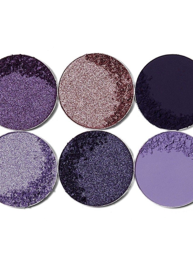 Juvia's Place لوحة ظلال العيون من الباذنجان، الأماثيست وأوركيد البرونزي البرتقالي - مكياج عيون احترافي، لوحة ظلال عيون ملونة، لوحة مكياج لتلوين العيون وتألقها، مستحضرات تجميل ظلال العيون المضغوطة، S