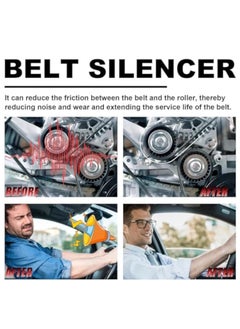 KASTWAVE 2Pcs Belt Dressing Spray Automotive, Belt Noise Spray, Automotive Belt Dressing Spray, Prolongs Belt Life Engine Belt Silencer, Noise Lubrication Protection Friction Reducer for Car, Truck, 100ml  - Image 4
