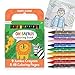 Ooly Travel Art Kit with 9 Jumbo Crayons 48 Themed Coloring Pages Case for Easy Traveling Art Creation Perfect Airplane Road Trip Activities for Kids Safari - Image 2