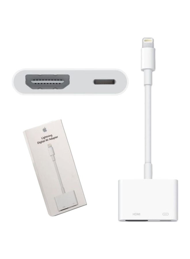 Apple Lightning To HDMI Digital AV Adapter White - Image 4