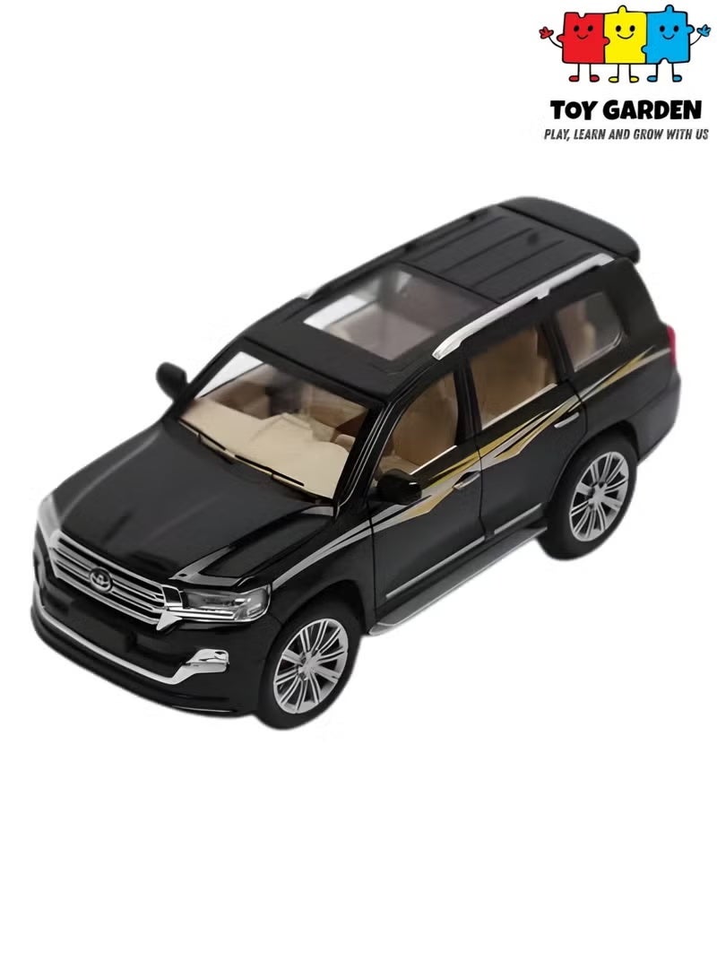 1/32 Diecast Off-Road SUV Model Alloy Toy Car with Sound and Light Features Pull-Back Action Rugged Vehicle for Boys and Collectors High Quality Miniature Car Gift - Image 1