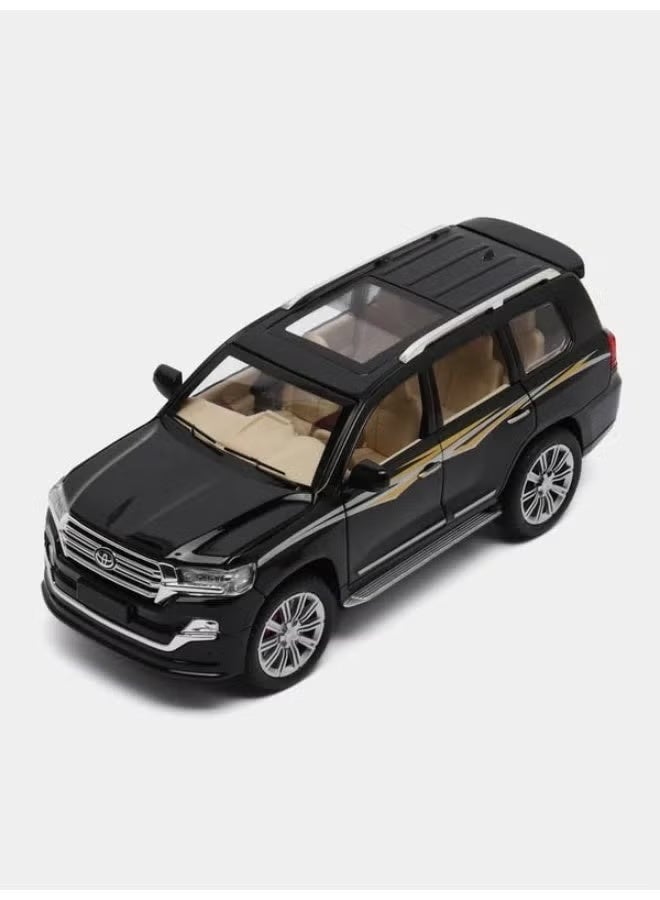 1/32 Diecast Off-Road SUV Model Alloy Toy Car with Sound and Light Features Pull-Back Action Rugged Vehicle for Boys and Collectors High Quality Miniature Car Gift - Image 4