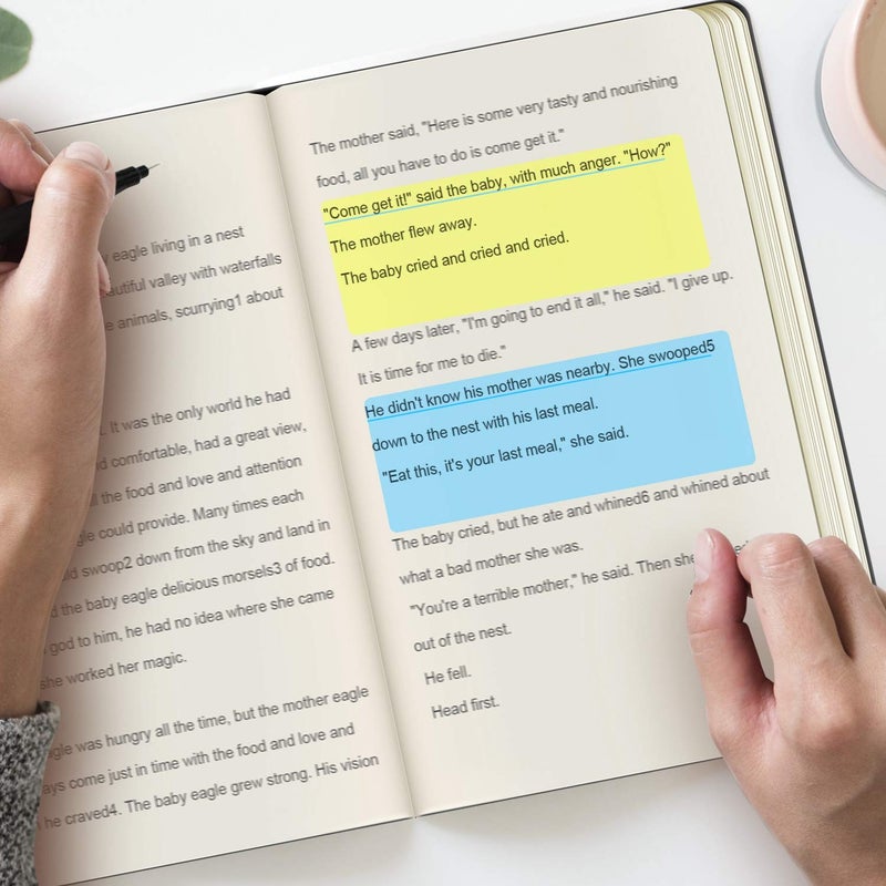 Zonon Guided Reading Highlight Strips Colored Overlay Reading Tracking Rulers Helps with Reduce Visual Stress (16 pack) - Image 5
