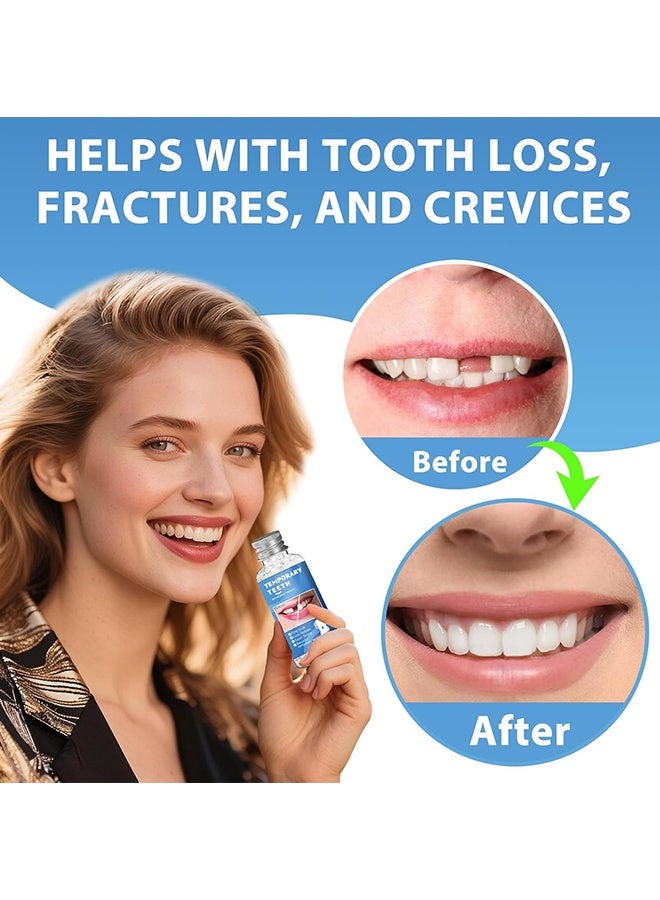 SOUTH MOON Tooth Repair Kit - Teeth Replacement Kit for Temporary Restoration of Missing & Broken Teeth Replacement Dentures, DIY Heat Fit Beads - Image 5