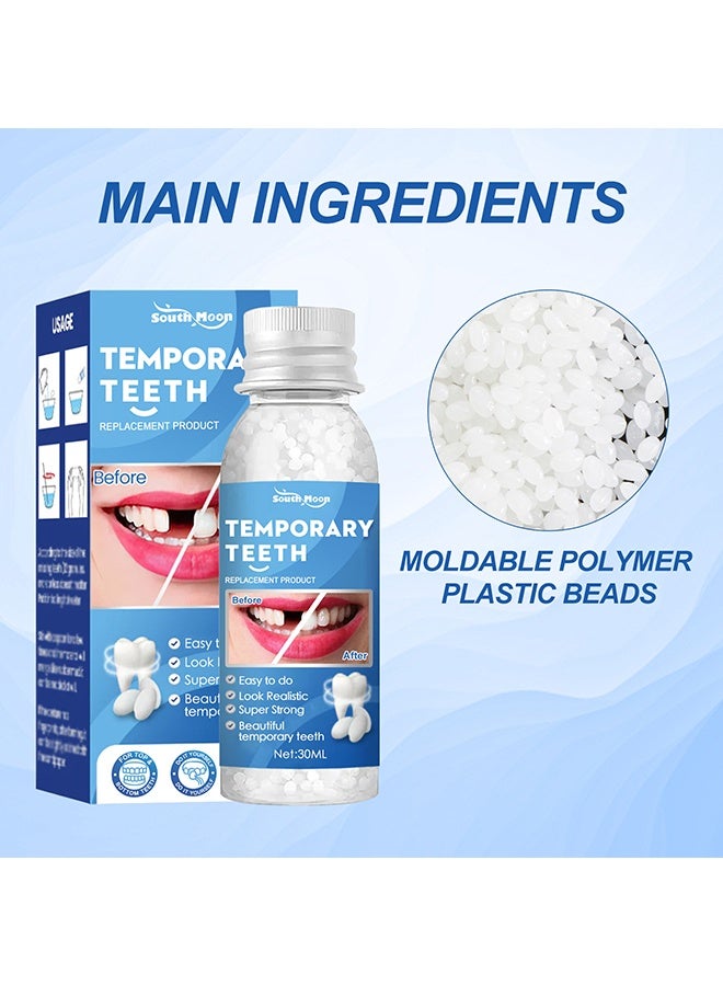 SOUTH MOON Tooth Repair Kit - Teeth Replacement Kit for Temporary Restoration of Missing & Broken Teeth Replacement Dentures, DIY Heat Fit Beads - Image 3