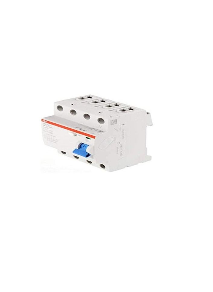 أبب قاطع دائرة تسرب الأرض ABB 100A 4P 100MA F204 100A / 0.10 / 4P 2CSF204005R2900 ELCB  - Image 1