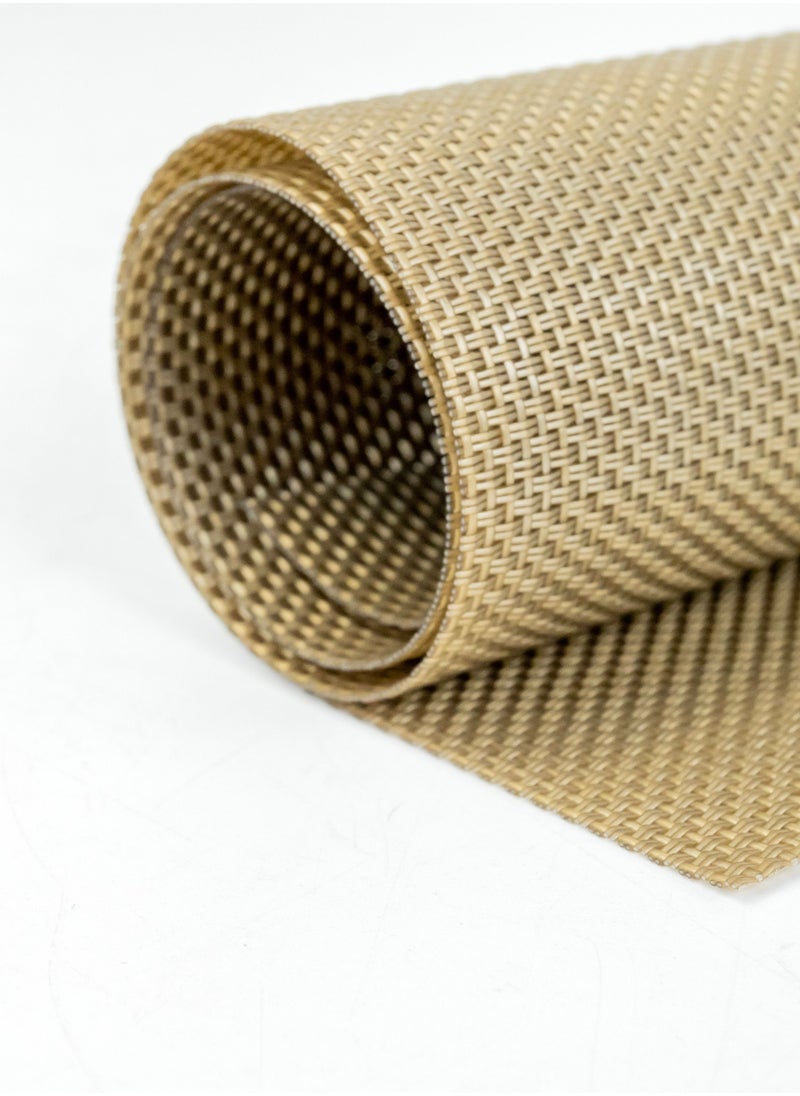 Home Non-Slip Woven Vinyl Insulation Place Mat 30 x 45 cm Heat Resistant Tabletop Placemat Washable Table Mats for Home Restaurants and Party Decoration  - Image 4