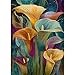 PICKFORU Calla Lily Flower Puzzle for Adults 1000 PiecesColorful Floral Plant Art Puzzle Rainbow Calla Lily Impossible Hard Difficult Challenge for Adults - Image 2