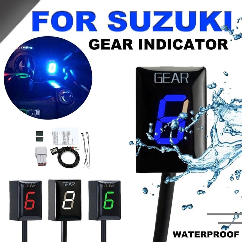 Vuzmode 1-6 Gear Indicator for Suzuki Motorcycles - Image 4