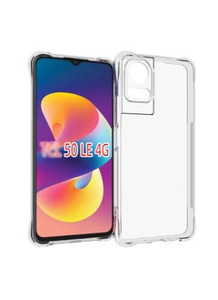 For TCL 50 LE 4G Shockproof Non-slip Thickening TPU Phone Case(Transparent)