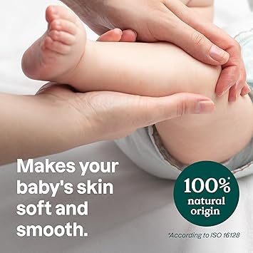 ATTITUDE Massage Oil Bar for Baby EWG Verified PlasticFree Dermatologically Tested Made with Naturally Derived Ingredients Vegan Sweet Almond 30 grams - Image 2