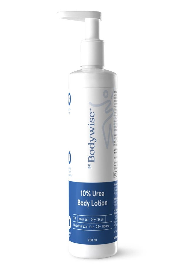 Be Bodywise Bodywise Be 10% Urea Body Lotion 200ml | 48 Hour Dry Skin Relief | For Very Dry & Flaky Skin | With Ceramides, Kokum & Mango Seed Butter | Non-Greasy & Lightweight Formula - Image 1