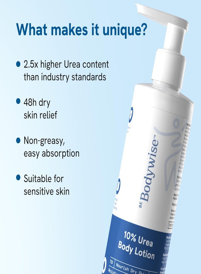 Be Bodywise Bodywise Be 10% Urea Body Lotion 200ml | 48 Hour Dry Skin Relief | For Very Dry & Flaky Skin | With Ceramides, Kokum & Mango Seed Butter | Non-Greasy & Lightweight Formula - Image 5