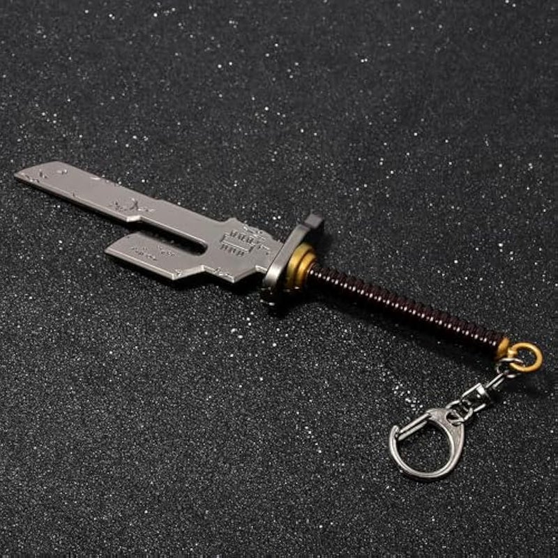 سلسلة مفاتيح مستوحاة من جيه جيه كيه فوشيجورو توجي - منقوشة بمقبض ملفوف - هدية انيمي داكنة لمحبي جيه جيه كيه - Image 4