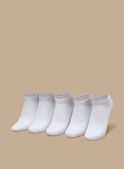 JUNIORS Textured Ankle Length Socks - Set of 5