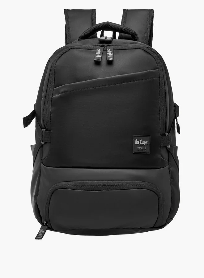 لي كوبر حقيبة ظهر رجالية بألواح مع إغلاق بسحاب وحزام قابل للتعديل