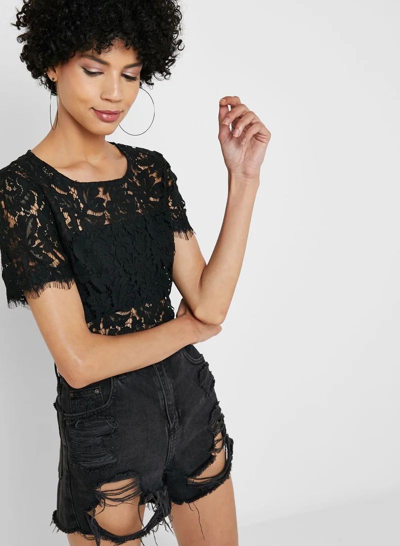 FOREVER 21 Lace Top