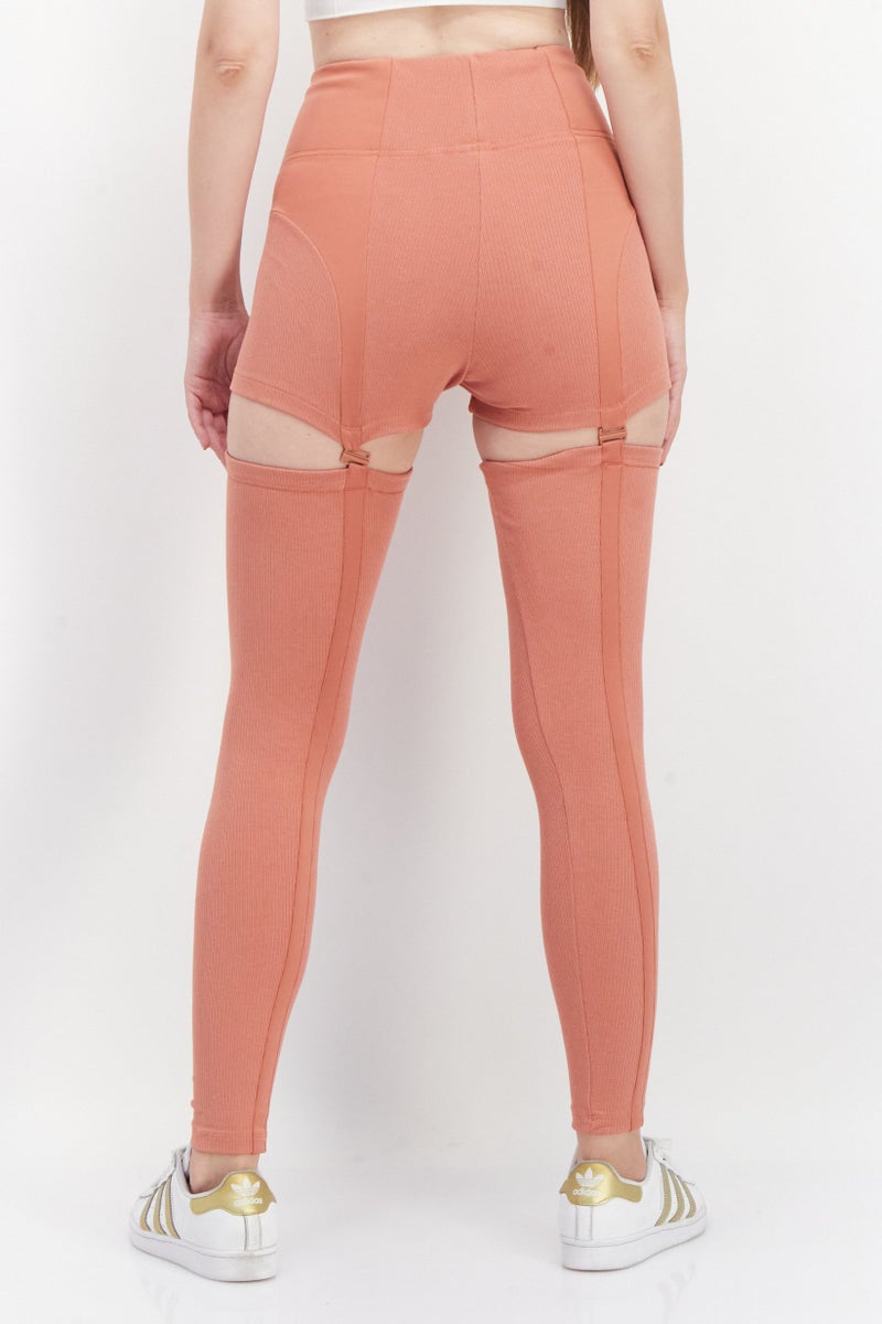 adidas Originals Women Sportswear Fit Training Leggings, Dusty Pink - Image 2