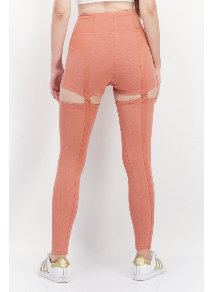 adidas Originals Women Sportswear Fit Training Leggings, Dusty Pink  - Image 2