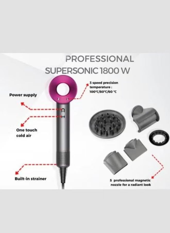 Rabos Professional Leafless Supersonic Hair Dryer | Electric Hair Dryer for Personal Hair Care & - Image 5