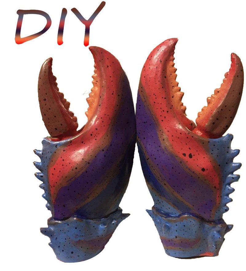 Valentoria Funny Lobster Crab Hands Gloves Hat Cap Cospaly Party Costume Props Halloween Toys Funny Gifts for Kids(Gloves^) - Image 5