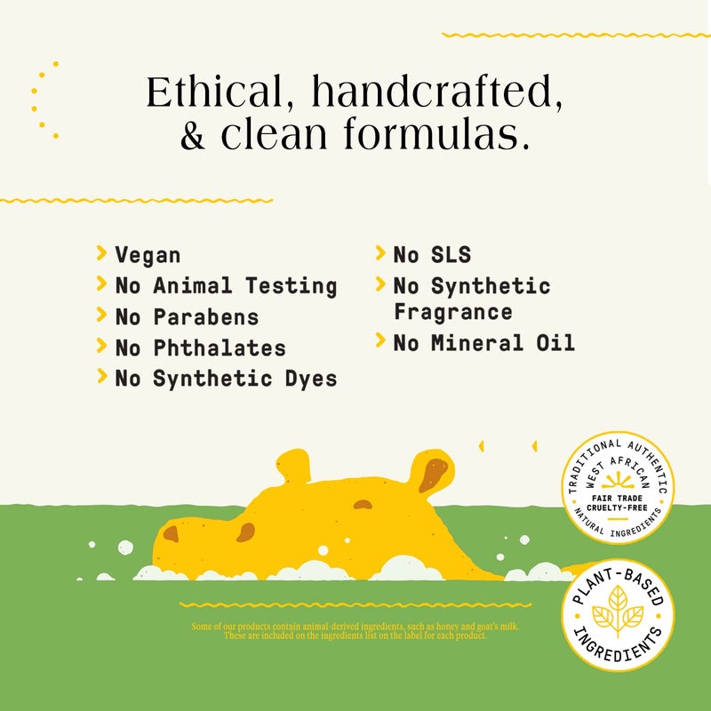 Alaffia Babies & Kids Bubble Bath, Coconut Chamomile, Pump Included – Gentle Cleanser with Raw Shea Butter and Yarrow, 32 Fl Oz - Image 4