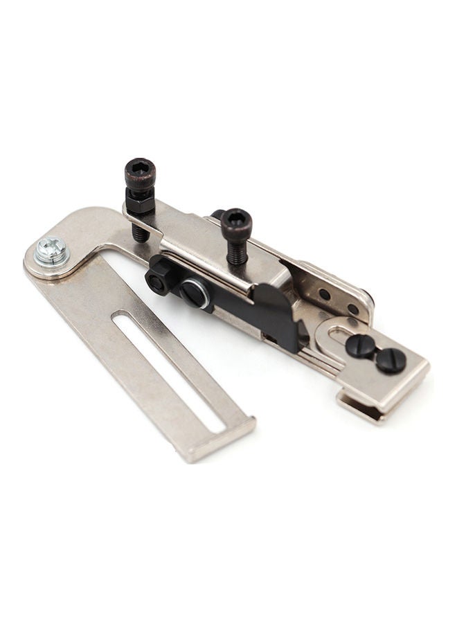 NIBEMINENT Adjustable Metal Zipper Guide Attachment for Home Industrial Sewing Machine Silver 12 x 2cm - Image 1