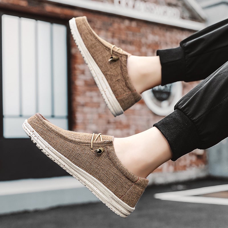 Men's Casual Loafers Slip-On Canvas Shoes - Image 3