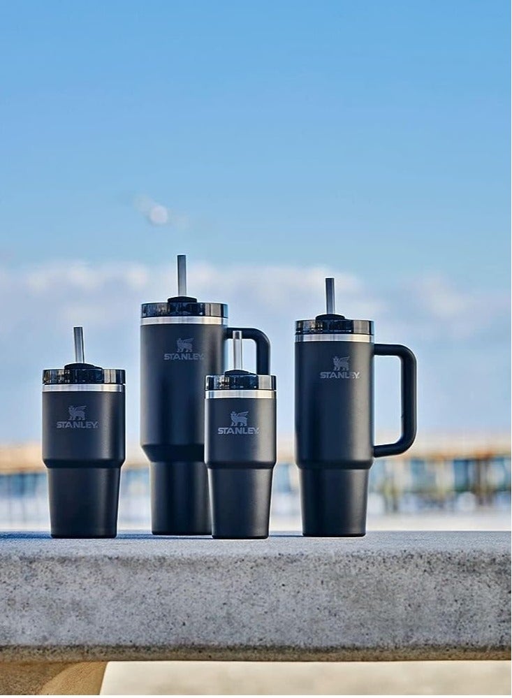 Stanley Stanley cup H2.0 Stainless Steel with Lid and Straw for Water Iced Tea,Coffee and Smoothie,Black,40 oz  - Image 5