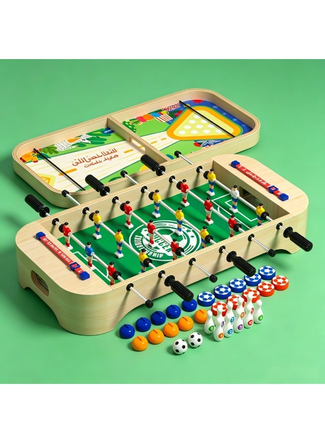 MWZ Kids Table Soccer - Interactive Family Game for Boys, Dual Player Desktop Playset, Birthday Gift, Educational  Toy - Image 2
