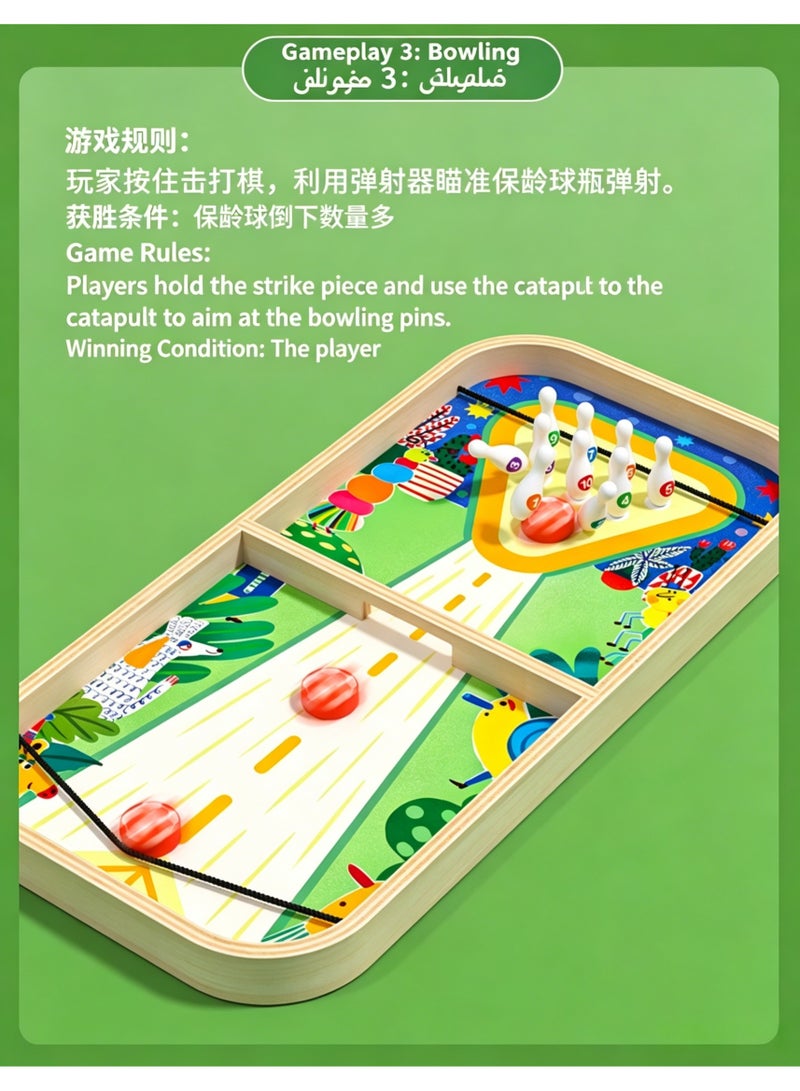 MWZ Kids Table Soccer - Interactive Family Game for Boys, Dual Player Desktop Playset, Birthday Gift, Educational  Toy - Image 3