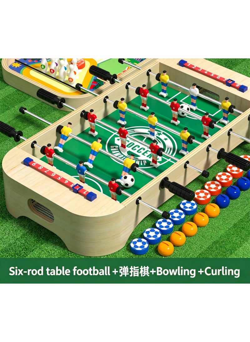 MWZ Kids Table Soccer - Interactive Family Game for Boys, Dual Player Desktop Playset, Birthday Gift, Educational  Toy - Image 5