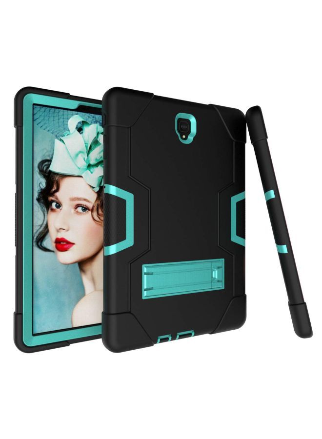 NIBEMINENT Shockproof Case Cover With Kickstand For Samsung Galaxy Tab S4 Black/Blue - Image 4