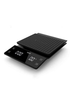 EqiEch V60 صب أكثر من مجموعة صانع القهوة اللاسلكي مطحنة القهوة الكهربائية اليد المشروب بالتنقيط ماكينة القهوة 11 قطعة مجموعة مناسبة ل 1-4 أكواب  - Image 4