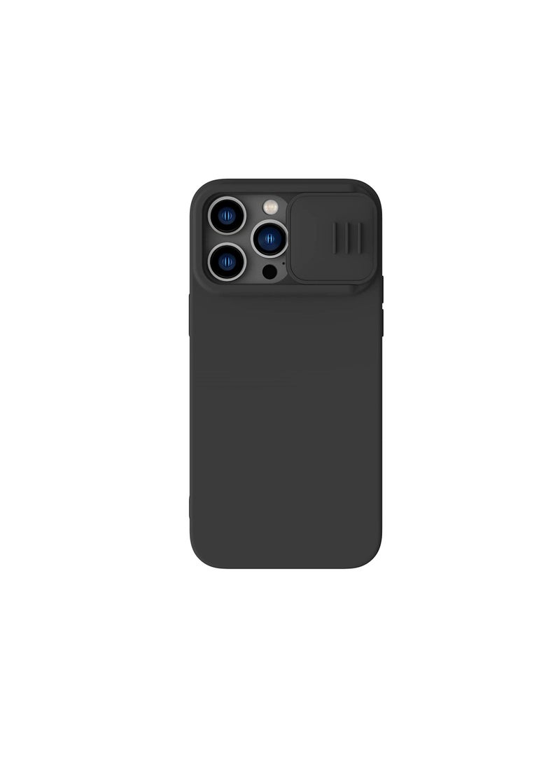 Nillkin - CamShield Silky Magnetic Silicone Case For iphone 14 Pro - Black - Image 1