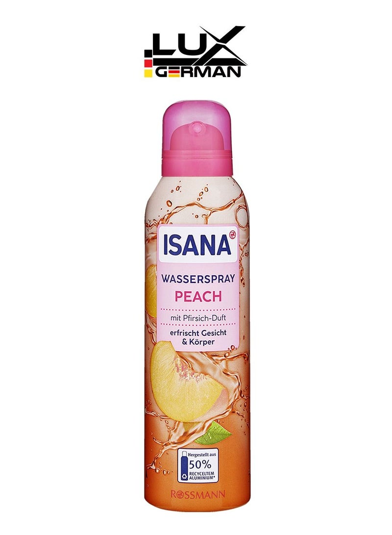 ISANA Peach Water Spray 150ml - Image 1