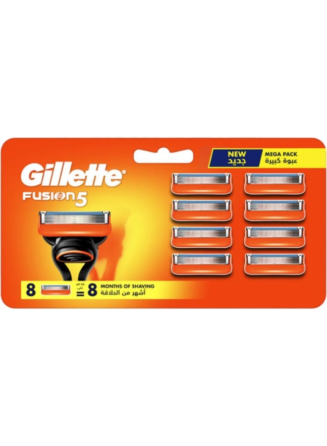 Gillette Blades Fusion 5 Refill 8 Pcs - Image 1