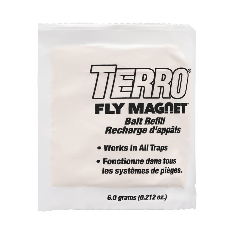 TERRO Fly Magnet Replacement Bait for T380-20 Fly Magnet Trap Attractants - Attract and Trap Flies - Bait for House, Barn, and Bottle Flies - T382, Includes 10 Packs (20 Total) Baits - Image 3