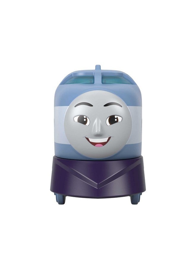 Thomas & Friends Fisher-Price die-cast Push-Along Kenji Toy Train Engine for Preschool Kids Ages 3+ - Image 3