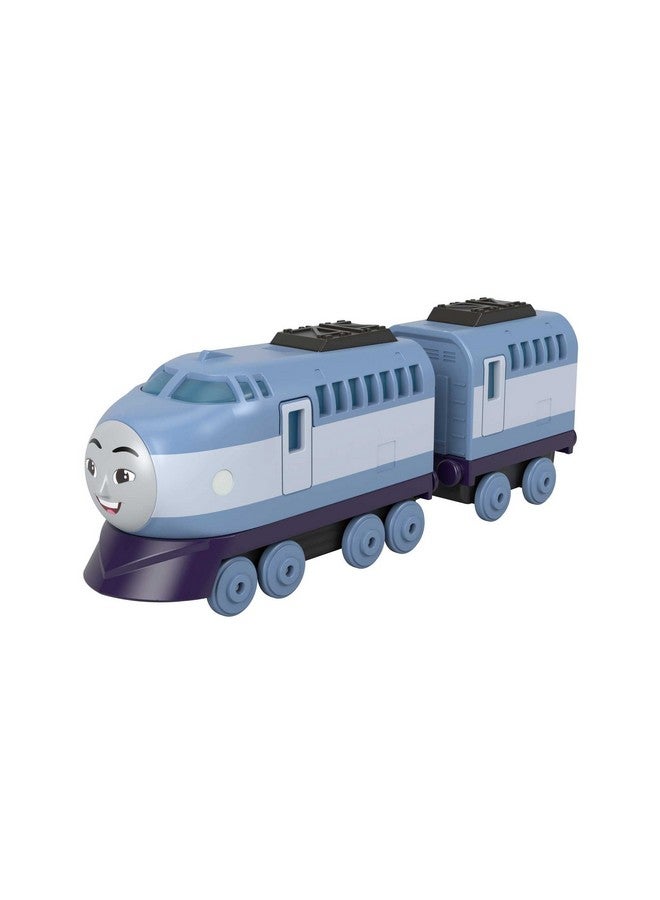 Thomas & Friends Fisher-Price die-cast Push-Along Kenji Toy Train Engine for Preschool Kids Ages 3+ - Image 1