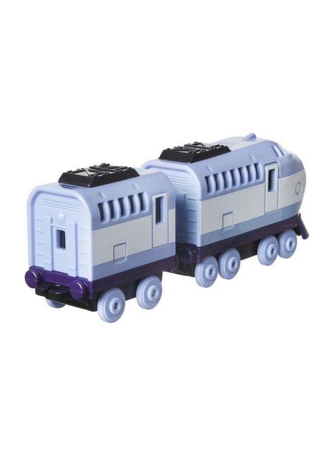 Thomas & Friends Fisher-Price die-cast Push-Along Kenji Toy Train Engine for Preschool Kids Ages 3+ - Image 4