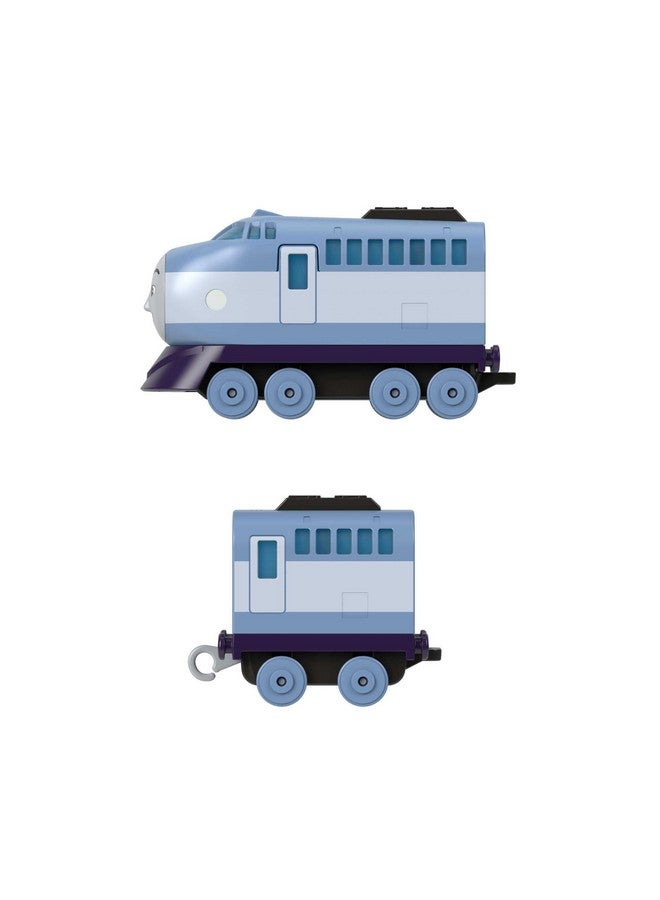 Thomas & Friends Fisher-Price die-cast Push-Along Kenji Toy Train Engine for Preschool Kids Ages 3+ - Image 5